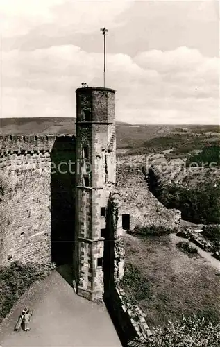 AK / Ansichtskarte Dilsberg Neckar Turmruine