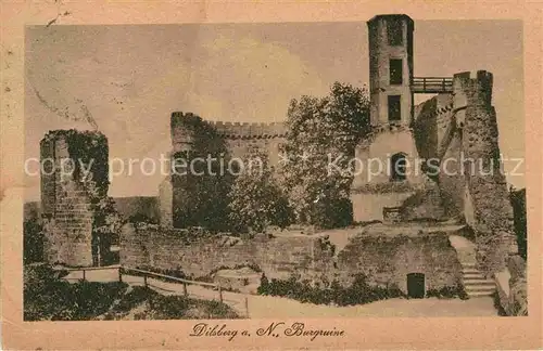 AK / Ansichtskarte Dilsberg Neckar Burgruine