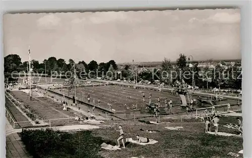 AK / Ansichtskarte Gruenstadt Schwimmbad Kat. Gruenstadt