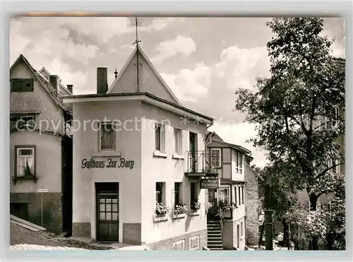 AK / Ansichtskarte Dilsberg Gasthaus zur Burg Kat. Neckargemuend