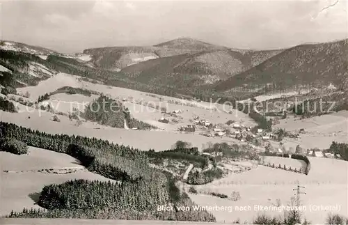 AK / Ansichtskarte Elkeringhausen Blick vom Winterberg Kat. Winterberg