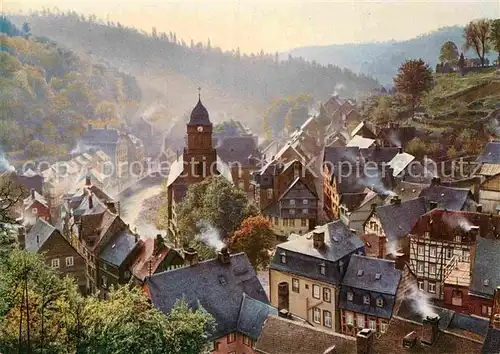 AK / Ansichtskarte Monschau im Morgennebel Kat. Monschau