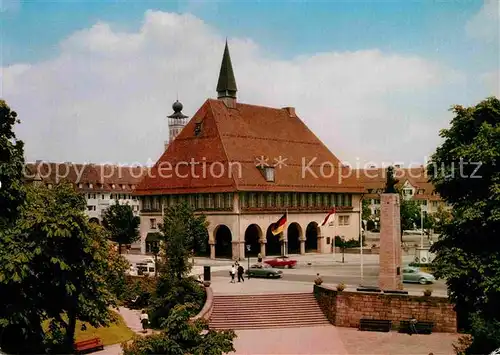 AK / Ansichtskarte Freudenstadt Stadthaus Denkmal Heiklimatischer Kurort Schwarzwald Kat. Freudenstadt