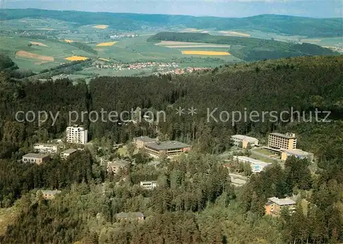 AK / Ansichtskarte Lippoldsberg Klinik Rehabilitationszentrum Luftaufnahme Kat. Wahlsburg