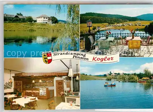 AK / Ansichtskarte Moosburg Kaernten Strandcamping Pension Kogler  Kat. Moosburg