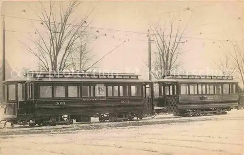 AK / Ansichtskarte Strassenbahn I.R.C. No. 3021 Trailer No. 1012 Kuhlman Cleveland  Kat. Strassenbahn