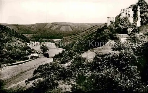 AK / Ansichtskarte Altleiningen Panorama mit Burgruine Kat. Altleiningen