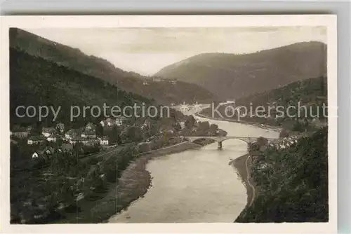 AK / Ansichtskarte Heidelberg Neckar mit Schlierbach Aue und Ziegelhausen Kat. Heidelberg