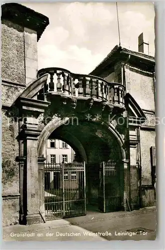 AK / Ansichtskarte Gruenstadt Leininger Tor Kat. Gruenstadt