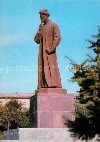 AK / Ansichtskarte Tashkent Alischer Nawoi Denkmal  Kat. Tashkent