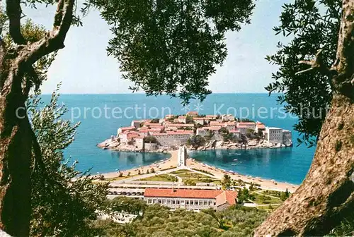 AK / Ansichtskarte Sveti Stefan Altstadt  Kat. Montenegro