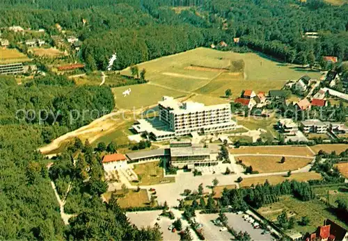 AK / Ansichtskarte Bad Iburg Kneipp und Luftkurort Teutoburger Wald Kurhaus Doerenbergklinik Fliegeraufnahme Kat. Bad Iburg