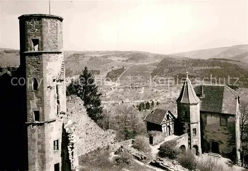 AK / Ansichtskarte Dilsberg Neckar Burgruine