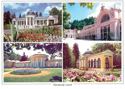 AK / Ansichtskarte Marianske Lazne Kurhaus Pavillon Kurpark  Kat. Marienbad