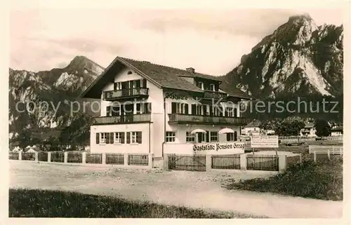 AK / Ansichtskarte Fuessen Allgaeu Pension Gregg  Kat. Fuessen