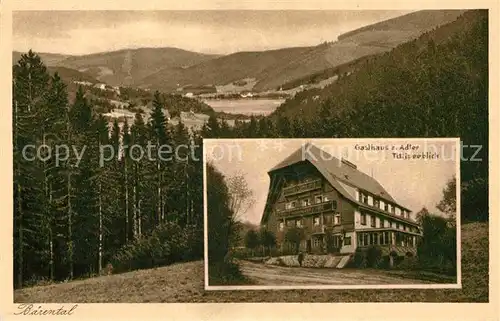 AK / Ansichtskarte Baerental Feldberg Gasthaus zum Adler  Kat. Feldberg (Schwarzwald)