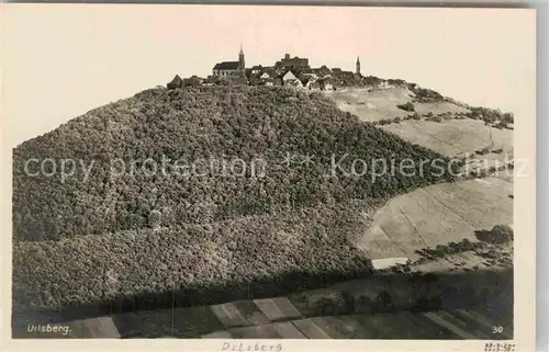 AK / Ansichtskarte Dilsberg Neckar Kirche mit Burgruine