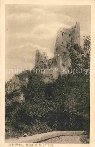 AK / Ansichtskarte Koenigswinter Ruine Drachenfels Kat. Koenigswinter