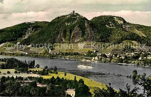 AK / Ansichtskarte Koenigswinter Drachenfels Drachenburg Petersberg Kat. Koenigswinter