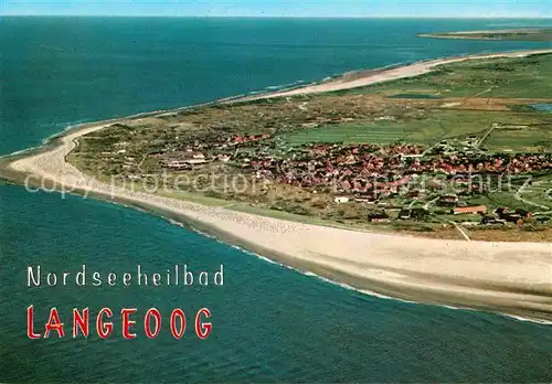 AK / Ansichtskarte Langeoog Nordseebad Fliegeraufnahme Kat. Langeoog