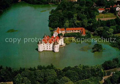 AK / Ansichtskarte Gluecksburg Ostseebad Wasserschloss Fliegeraufnahme Kat. Gluecksburg (Ostsee)