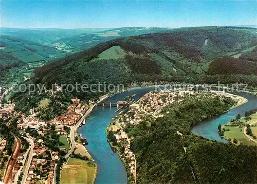 AK / Ansichtskarte Hirschhorn Neckar Luftkurort Fliegeraufnahme Kat. Hirschhorn (Neckar)