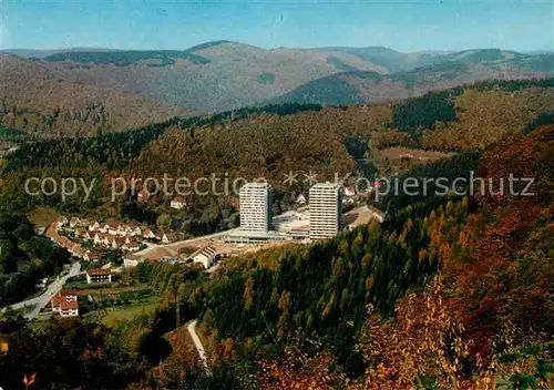 AK / Ansichtskarte Bad Lauterberg Panorama mit Blick zum Apartment Hotel Panoramic Kat. Bad Lauterberg im Harz