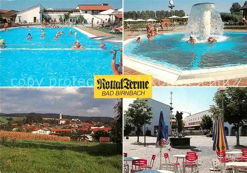 AK / Ansichtskarte Bad Birnbach Rottal Therme Freibad im Dreibaedereck Kat. Bad Birnbach