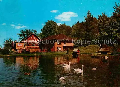 AK / Ansichtskarte Ventschau Hotel Pension Heil Naturpark Elbufer Schwanenteich Kat. Tosterglope