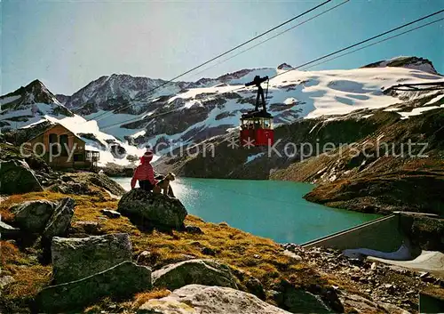 AK / Ansichtskarte Seilbahn Enzigerboden Weisssee Hohe Tauern Alpenvereinshaus Rudolfshuette  Kat. Bahnen