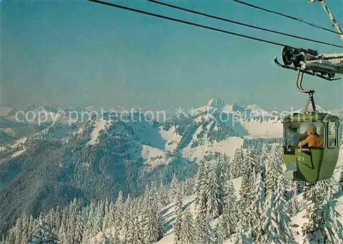 AK / Ansichtskarte Seilbahn Taubenstein Spitzingsee  Kat. Bahnen