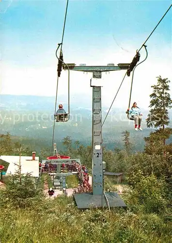 AK / Ansichtskarte Sessellift Karkonosze Szrenica Kat. Bahnen