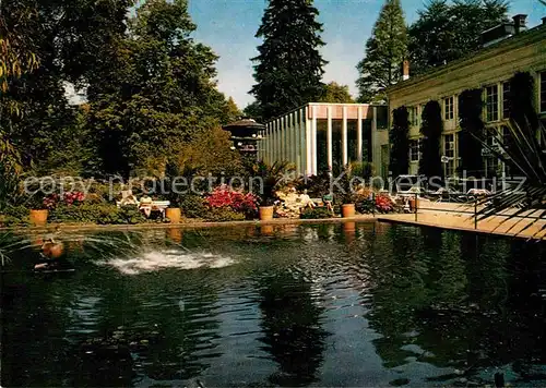 AK / Ansichtskarte Bad Homburg Froschkoenigweiher im Kurpark Kat. Bad Homburg v.d. Hoehe