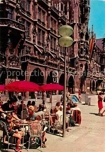 AK / Ansichtskarte Muenchen Rathaus  Kat. Muenchen