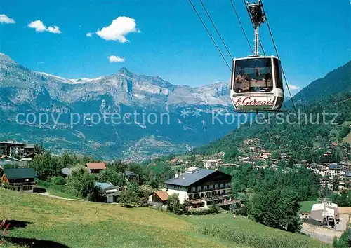 AK / Ansichtskarte Seilbahn Telecabine du Chatelet St. Gervais les Bains  Kat. Bahnen