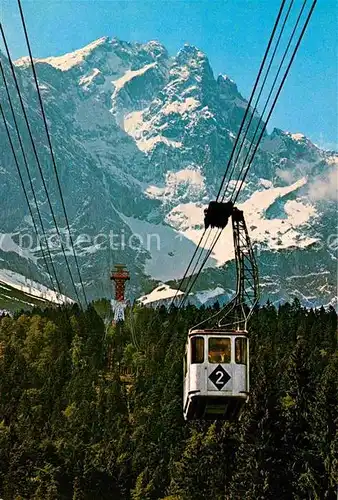 AK / Ansichtskarte Seilbahn Bayerische Zugspitz Seilbahn Zugspitzgipfel  Kat. Bahnen