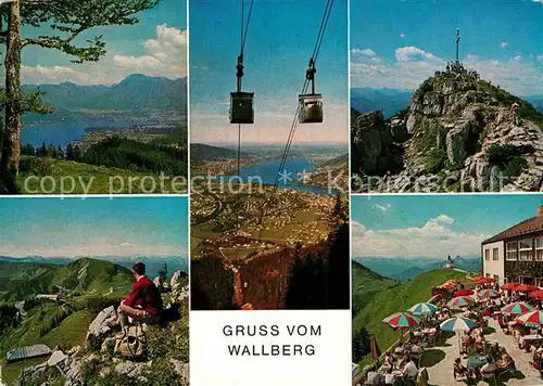 AK / Ansichtskarte Seilbahn Wallberg Rottach Egern  Kat. Bahnen