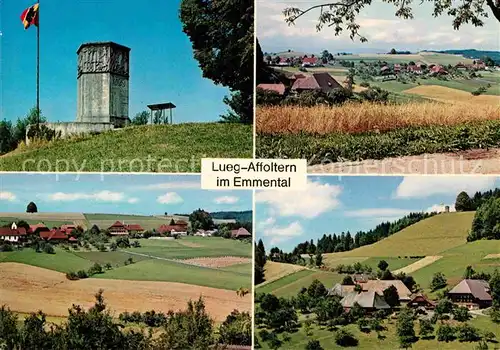 AK / Ansichtskarte Affoltern Emmental Lueg Aussichtsturm Landschaftspanorama Kat. Affoltern Emmental