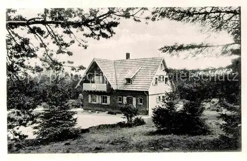 AK / Ansichtskarte Schwenningen Neckar Naturfreundehaus Hirzwald Kat. Villingen Schwenningen