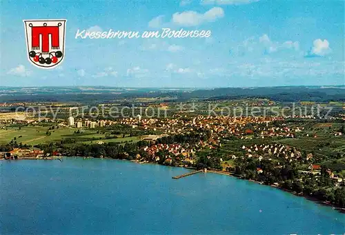 AK / Ansichtskarte Kressbronn Bodensee Fliegeraufnahme Kat. Kressbronn am Bodensee