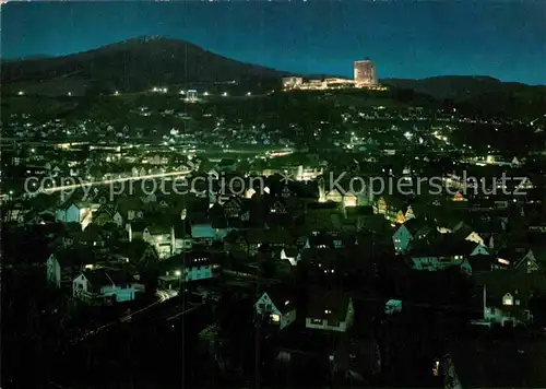 AK / Ansichtskarte Rotenburg Fulda Stadtpanorama Luftkurort Nachtaufnahme Kat. Rotenburg a.d. Fulda