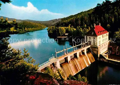 AK / Ansichtskarte Hoellensteinsee Sperrmauer Kraftwerk Bayerischer Wald Kat. Viechtach