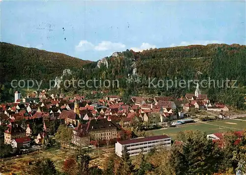 AK / Ansichtskarte Blaubeuren Panorama Schwaebische Alb Kat. Blaubeuren