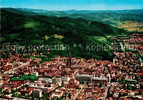 AK / Ansichtskarte Freiburg Breisgau Fliegeraufnahme Kat. Freiburg im Breisgau