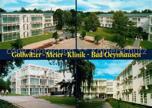 AK / Ansichtskarte Bad Oeynhausen Gollwitzer Meier Klinik Kat. Bad Oeynhausen