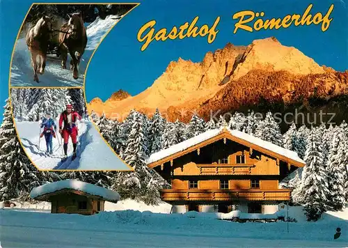 AK / Ansichtskarte St Johann Tirol Gasthof Roemerhof Winter Kat. St. Johann in Tirol