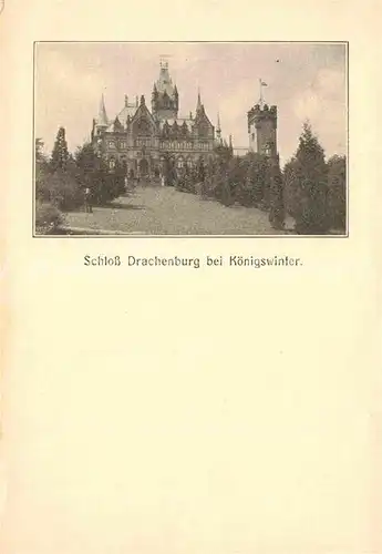 AK / Ansichtskarte Koenigswinter Schloss Drachenburg Kat. Koenigswinter