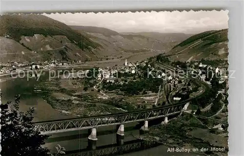 AK / Ansichtskarte Alf Mosel Panorama Moselbruecke Kat. Alf