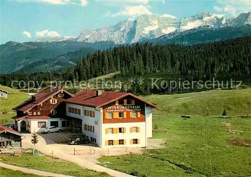 AK / Ansichtskarte Winklmoos Winkelmoos Alpengasthof Augustiner mit Loferer Steinberge Kat. Reit im Winkl