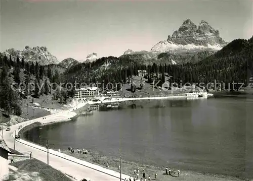 AK / Ansichtskarte Lago di Misurina Tre Cime di Lavaredo Dolomiti Drei Zinnen Dolomiten Kat. Italien